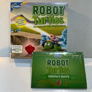 Think Fun Robot Turtles Game for little Programmers with Adventure Quests NEW!